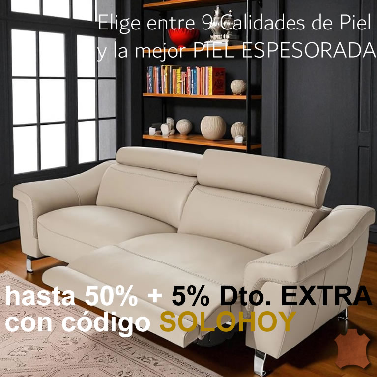 chaise longue piel